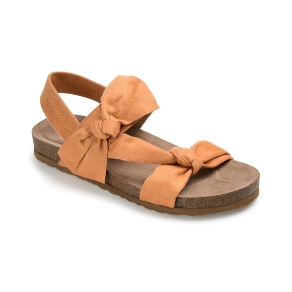 Journee Collection Women's Xanndra Sandals Tan Size 10M - Picture 1 of 2
